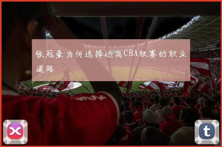 张冠豪为何选择远离CBA联赛的职业道路