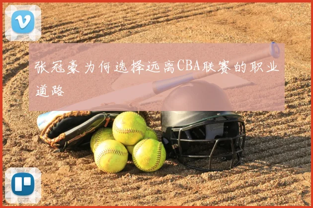 张冠豪为何选择远离CBA联赛的职业道路
